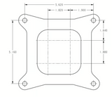 Holley® #0-3310C Classic 4-Barrell Carburetor (750 CFM - 4160 - Vacuum Secondaries - Gold Dichromate - Gasoline)