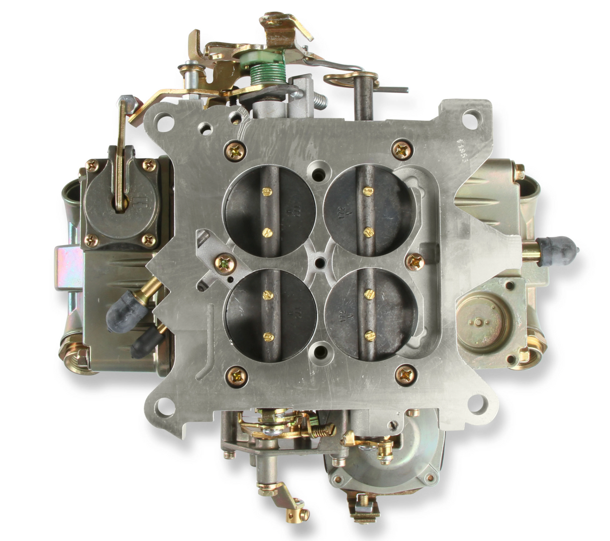 Holley® #0-3310C Classic 4-Barrell Carburetor (750 CFM - 4160 - Vacuum Secondaries - Gold Dichromate - Gasoline)