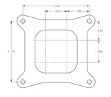 Holley® #0-4779C Double Pumper 4-Barrell Carburetor (750 CFM - 4150 - Mechanical Secondaries - Gold Dichromate - Gasoline)