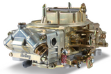 Holley® #0-4779C Double Pumper 4-Barrell Carburetor (750 CFM - 4150 - Mechanical Secondaries - Gold Dichromate - Gasoline)
