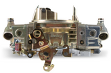 Holley® #0-4779C Double Pumper 4-Barrell Carburetor (750 CFM - 4150 - Mechanical Secondaries - Gold Dichromate - Gasoline)