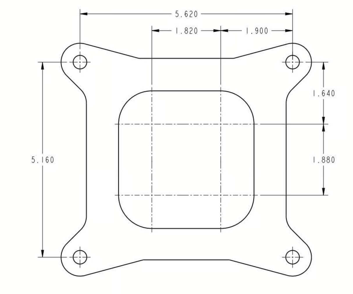 Holley® #0-9776 Tuneel Ram 4-Barrell Carburetor (450 CFM - 4160 - Mechanical Secondaries - Gold Dichromate - Gasoline)