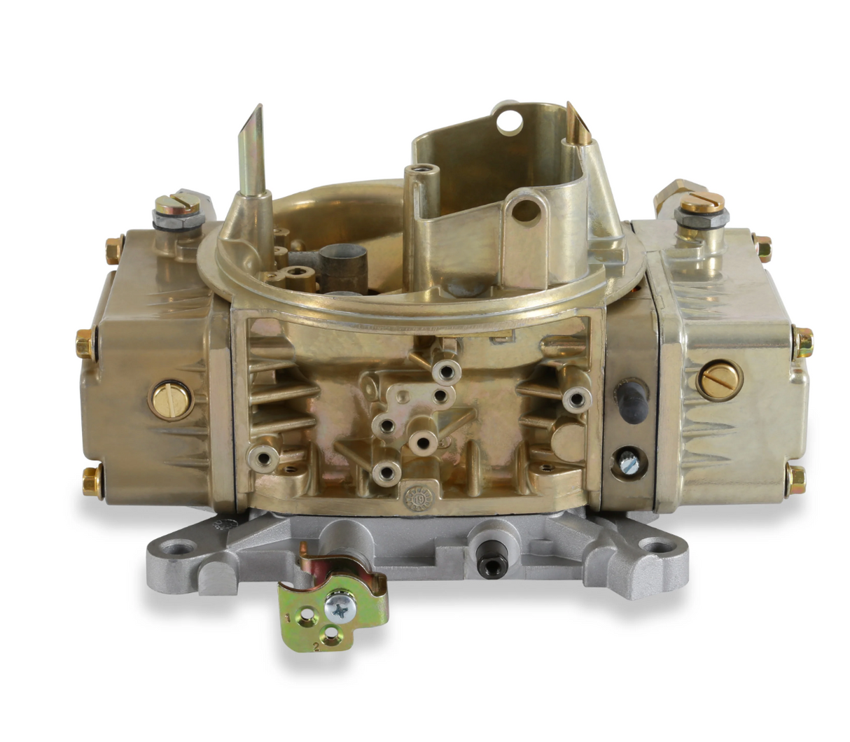 Holley® #0-9776 Tuneel Ram 4-Barrell Carburetor (450 CFM - 4160 - Mechanical Secondaries - Gold Dichromate - Gasoline)
