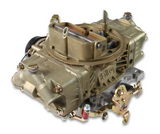 Holley® #0-4777CE Classic Double Pumper 4-Barrell Carburetor (650 CFM - 4150 - Mechanical Secondaries - Gold Dichromate - Gasoline)