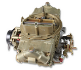 Holley® #0-4777CE Classic Double Pumper 4-Barrell Carburetor (650 CFM - 4150 - Mechanical Secondaries - Gold Dichromate - Gasoline)