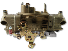 Holley® #0-4777CE Classic Double Pumper 4-Barrell Carburetor (650 CFM - 4150 - Mechanical Secondaries - Gold Dichromate - Gasoline)