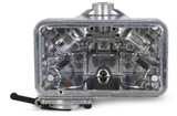 Holley® #0-80903RD Gen 3 Ultra Dominator Carburetor (1050 CFM - 4500 - Mechanical Secondaries - Shiny - Gasoline)