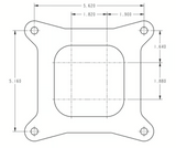 Holley® #0-82951SA Aluminum Street HP Carburetor (950 CFM - 4150 - Mechanical Secondaries - Shiny - Gasoline)