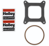 Holley® #0-4776S Double Pumper 4-Barrell Carburetor (600 CFM - 4150 - Mechanical Secondaries - Shiny - Gasoline)