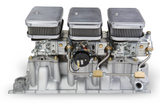 Holley® #300-522SA Tri-Power 3x2 SBC Intake and Carburetor Kit (350 CFM - 2300 - Shiny - Gasoline)