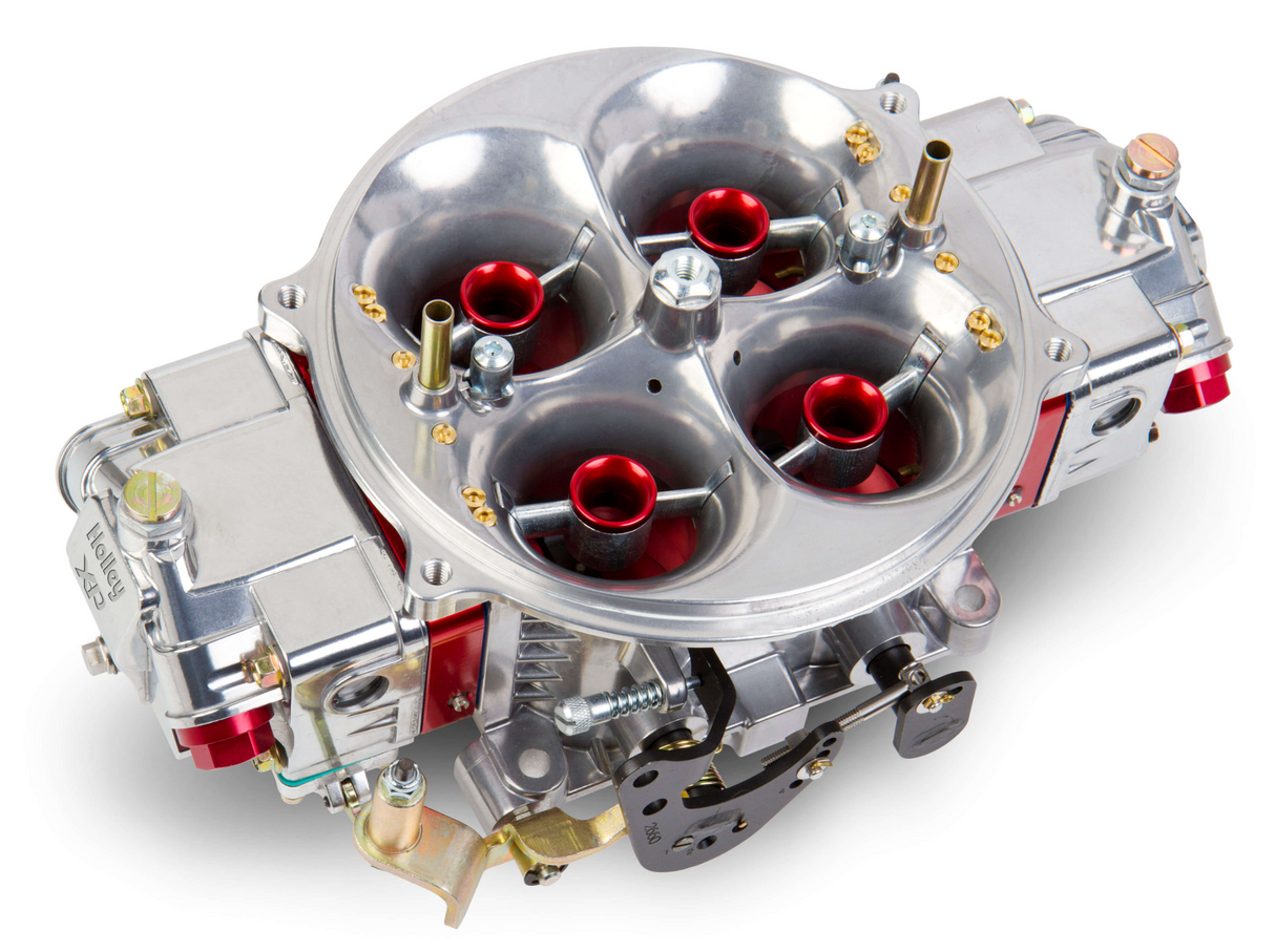 Holley® #0-80902RD Gen 3 Ultra Dominator Carburetor (1050 CFM - 4500 - Mechanical Secondaries - Shiny - Gasoline)
