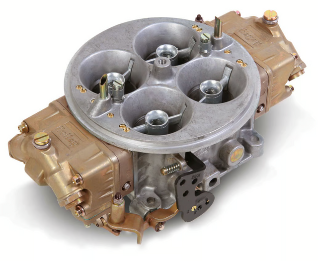 Holley® #0-80532-1 Dominator 4-Barrell Carburetor (1250 CFM - 4500 - Mechanical Secondaries - Gold Dichromate - Gasoline)