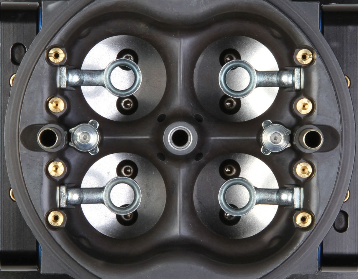 Holley® #0-80805HBX Ultra XP 4-Barell Carburetor (950 CFM - 4150 - Mechanical Secondaries - Hard Core Gray - Gasoline)