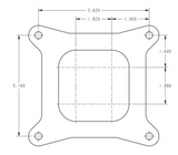 Holley® #0-80845HBX Ultra XP 4-Barrell Carburetor (950 CFM - 4150 - Mechanical Secondaries - Hard Core Gray - E85)