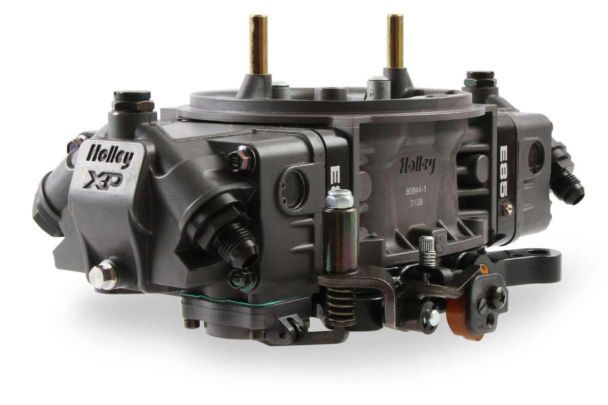 Holley® #0-80845HBX Ultra XP 4-Barrell Carburetor (950 CFM - 4150 - Mechanical Secondaries - Hard Core Gray - E85)