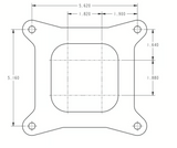 Holley® #0-80804HBX Ultra XP 4-Barrell Carburetor (850 CFM - 4150 - Mechanical Secondaries - Hard Core Gray - Gasoline)