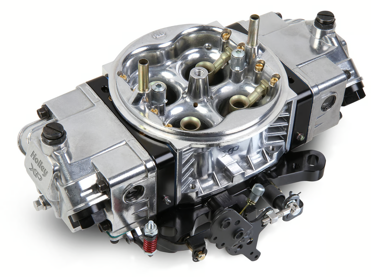 Holley® #0-80804BKX Ultra XP Carburetor (850 CFM - 4150 - Mechanical Secondaries - Shiny - Gasoline)