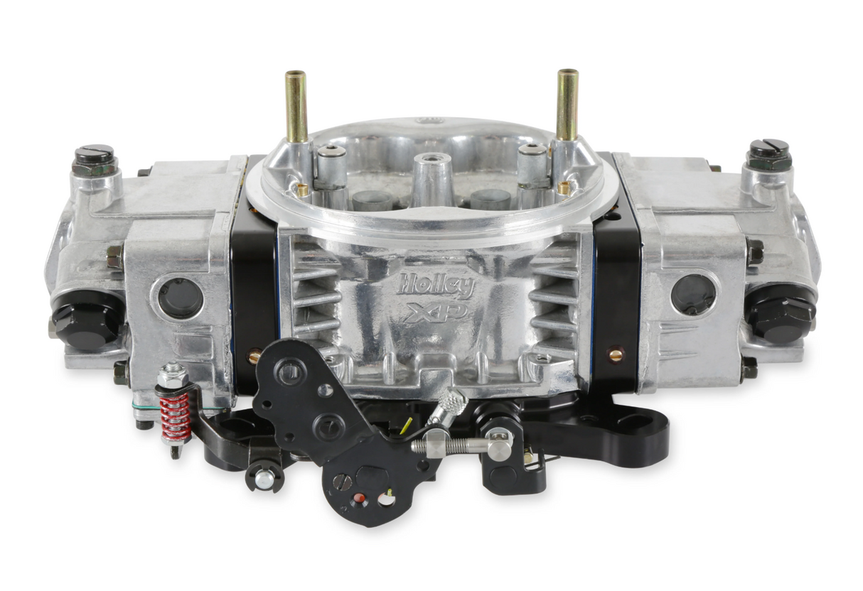 Holley® #0-80577SA Supercharger XP Carburetor - Draw-Thru (950 CFM - 4150 - Mechanical Secondaries - Shiny - Gasoline)