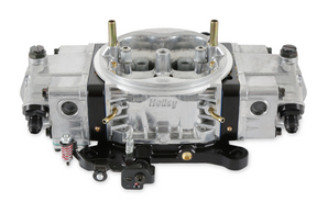 Holley® #0-80577SA Supercharger XP Carburetor - Draw-Thru (950 CFM - 4150 - Mechanical Secondaries - Shiny - Gasoline)