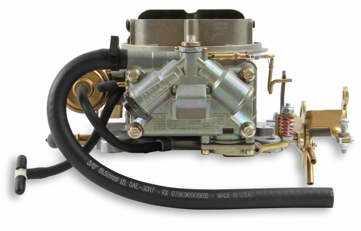 Holley® #0-4144-1 Factory Muscle Car Replacement 2-Barrell Carburetor (350 CFM - 2300 - Gold Dichromate - Gasoline)