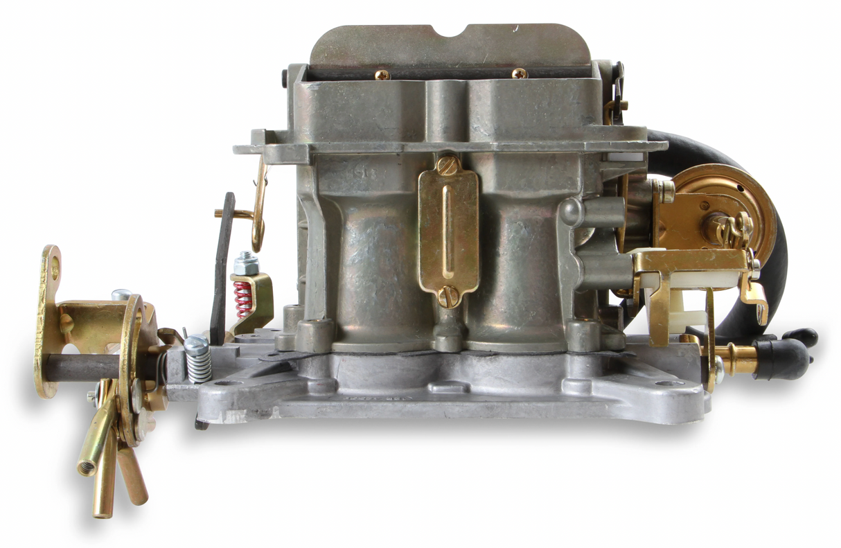 Holley® #0-4144-1 Factory Muscle Car Replacement 2-Barrell Carburetor (350 CFM - 2300 - Gold Dichromate - Gasoline)