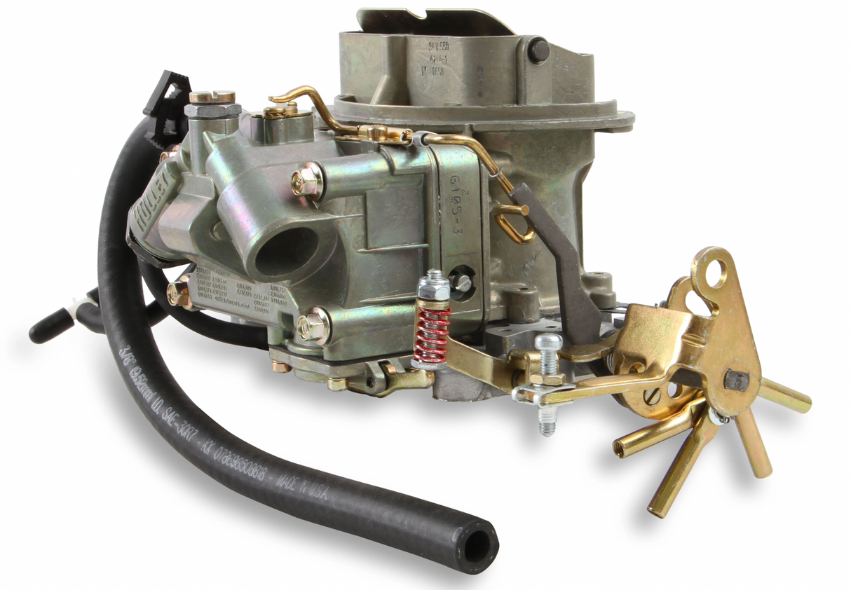Holley® #0-4144-1 Factory Muscle Car Replacement 2-Barrell Carburetor (350 CFM - 2300 - Gold Dichromate - Gasoline)