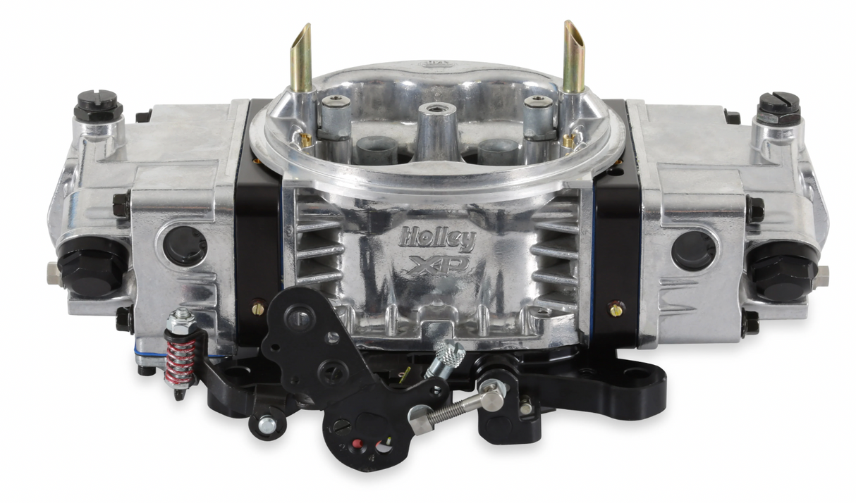 Holley® #0-80576SA Supercharger XP 4-Barrell Carburetor - Draw-Thru (750 CFM - 4150 - Mechanical Secondaries - Shiny - Gasoline)