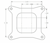 Holley® #0-80803BKX Ultra XP Carburetor (750 CFM - 4150 - Mechanical Secondaries - Shiny - Gasoline)