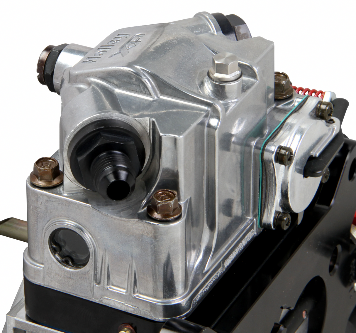 Holley® #0-80812BKX Aluminum Ultra XP Circle Track Carburetor (650 CFM - 4150 - Mechanical Secondaries - Shiny - Gasoline)