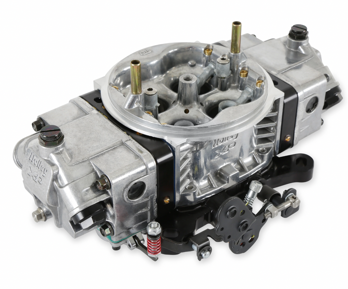 Holley® #0-80575SA Supercharger XP Carburetor - Draw-Thru (600 CFM - 4150 - Mechanical Secondaries - Shiny - Gasoline)