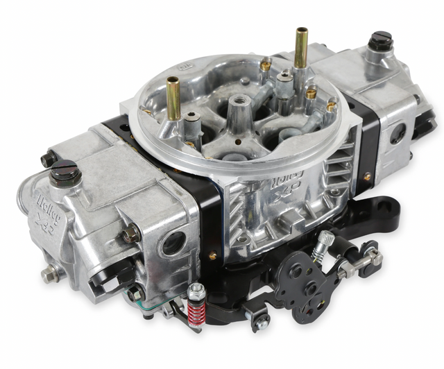 Holley® #0-80575SA Supercharger XP Carburetor - Draw-Thru (600 CFM - 4150 - Mechanical Secondaries - Shiny - Gasoline)