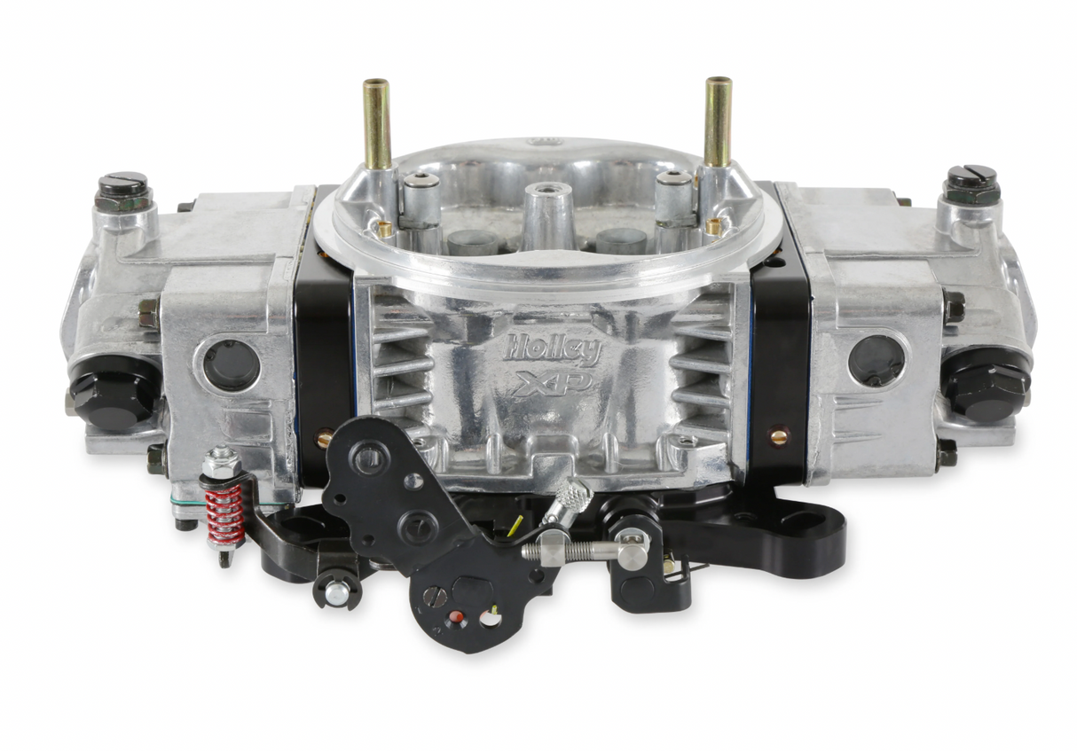 Holley® #0-80575SA Supercharger XP Carburetor - Draw-Thru (600 CFM - 4150 - Mechanical Secondaries - Shiny - Gasoline)