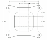 Holley® #0-80509-2 Classic HP Carburetor - Aluminum (830 CFM - 4150 - Mechanical Secondaries - Gold Dichromate - Gasoline)