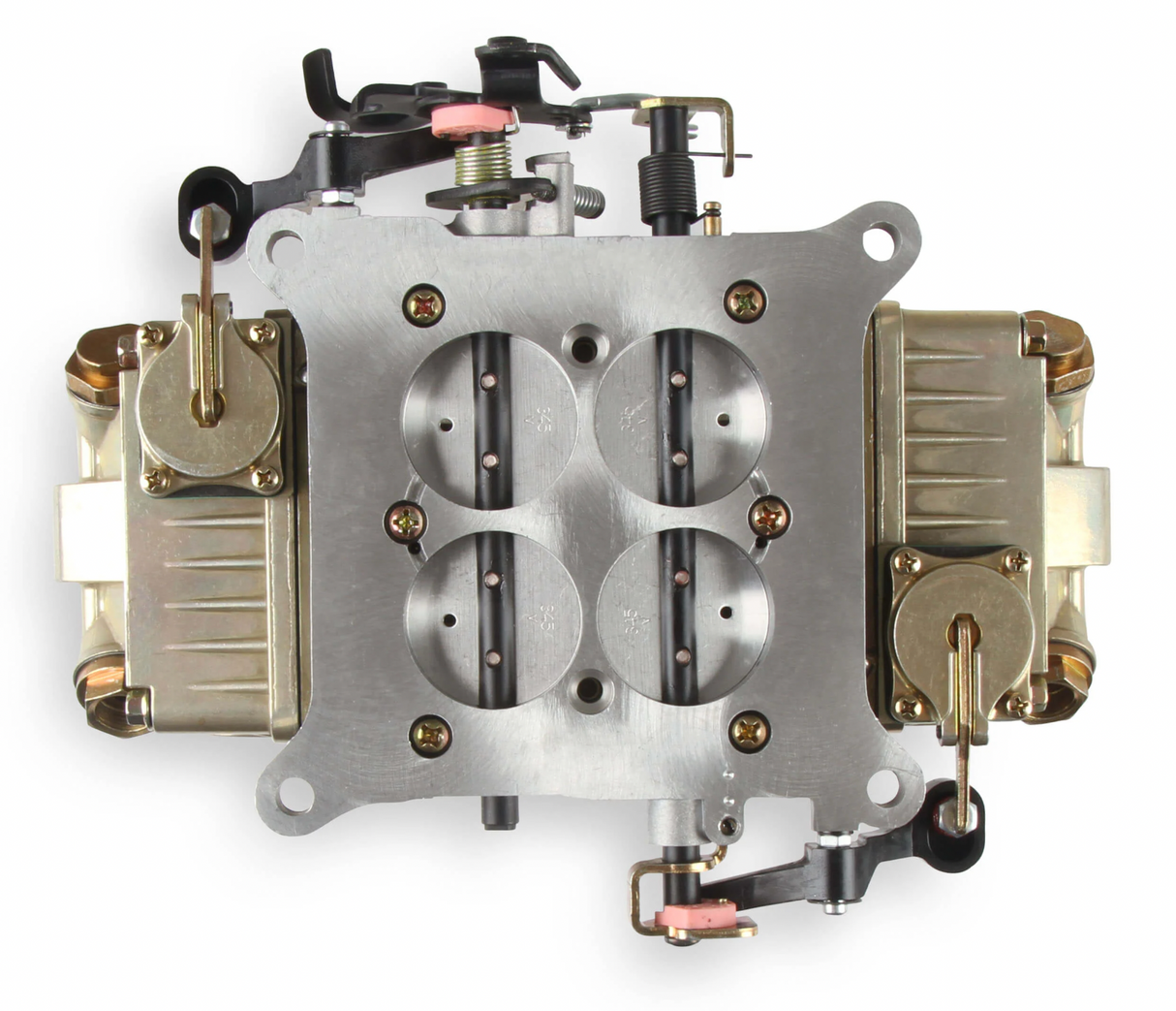 Holley® #0-80509-2 Classic HP Carburetor - Aluminum (830 CFM - 4150 - Mechanical Secondaries - Gold Dichromate - Gasoline)
