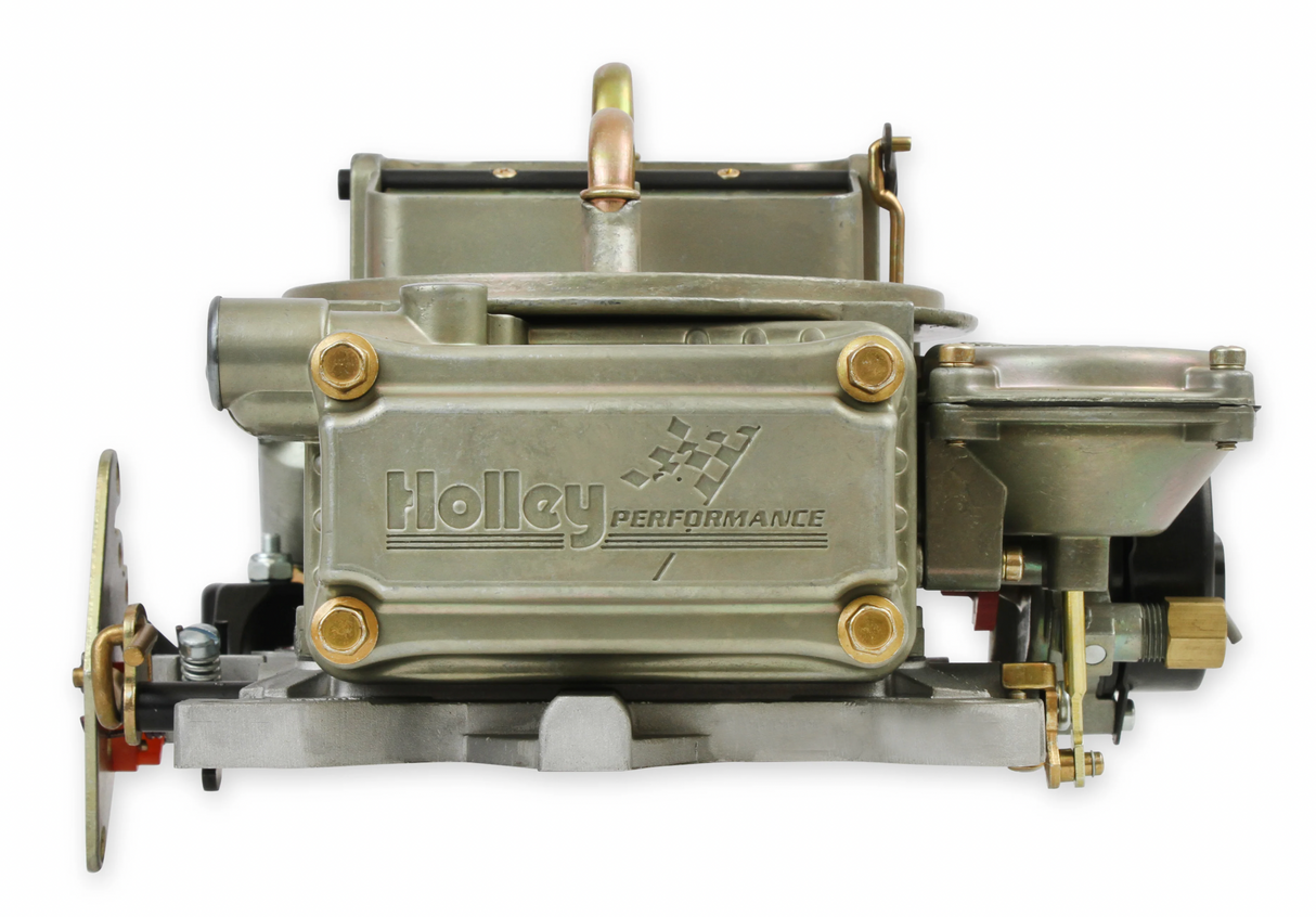 Holley® #0-80319-2 Marine Carburetor (600 CFM - 4160 - Vacuum Secondaries - Gold Dichromate - Gasoline)