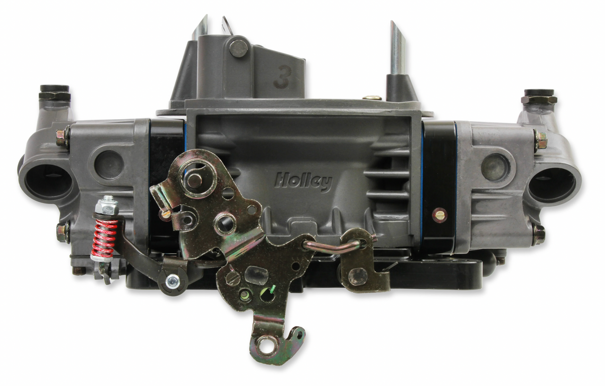 Holley® #0-76850HB Ultra Double Pumper Carburetor (850 CFM - 4150 - Mechanical Secondaries - Hard Core Gray - Gasoline)