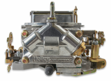 Holley® #0-80573S Supercharger Double Pumper Carburetor - Draw-Thru (750 CFM - 4150 - Mechanical Secondaries - Shiny - Gasoline)