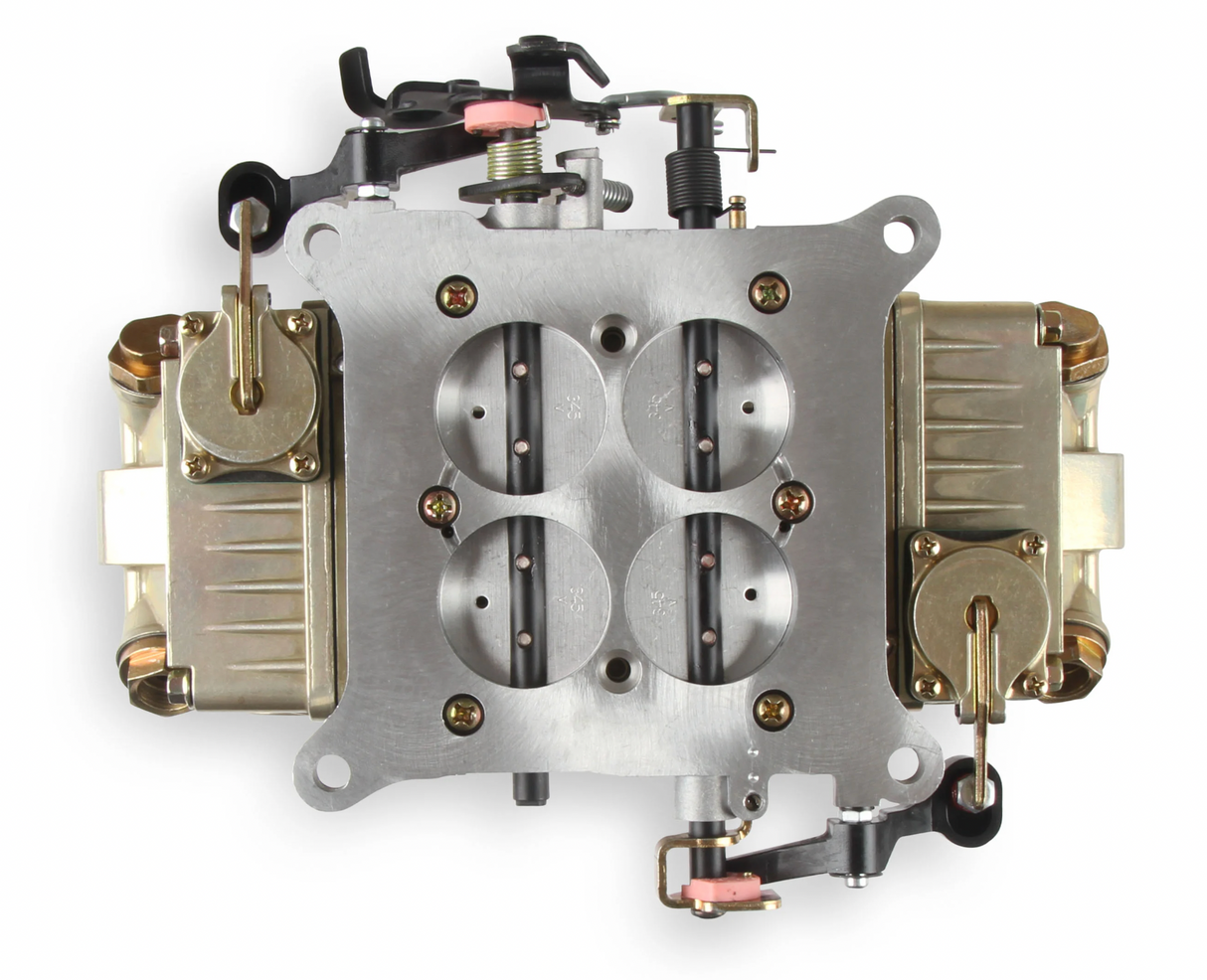 Holley® # 0-80541-2  Classic HP Carburetor (650 CFM - 4150 - Mechanical Secondaries - Gold Dichromate - Gasoline)