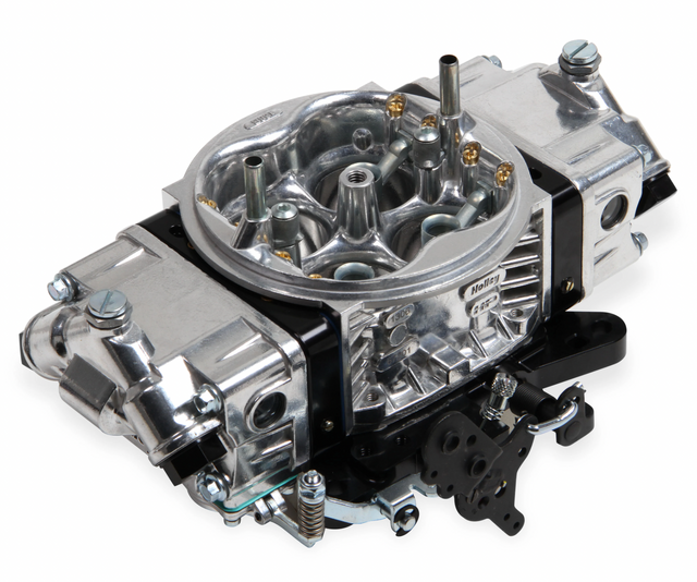 Holley® #0-67201BK Track Warrior Carburetor (850 CFM - 4150 - Mechanical Secondaries - Shiny - Gasoline)