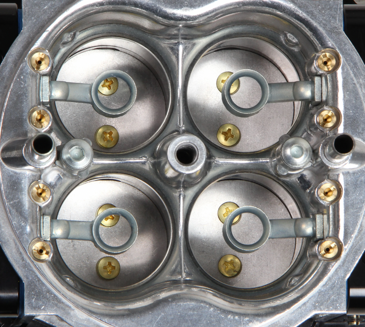Holley® #0-67201BK Track Warrior Carburetor (850 CFM - 4150 - Mechanical Secondaries - Shiny - Gasoline)