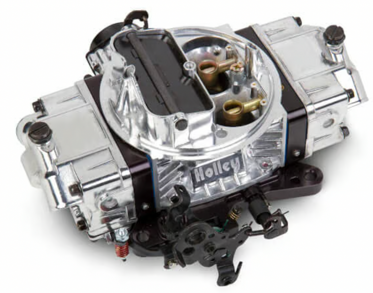 Holley® #0-76750BK Ultra Double Pumper Carburetor (750 CFM - 4150 - Mechanical Secondaries - Shiny - Gasoline)