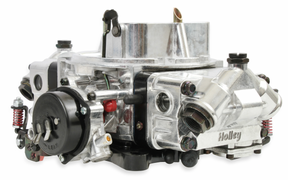 Holley® #0-76750BK Ultra Double Pumper Carburetor (750 CFM - 4150 - Mechanical Secondaries - Shiny - Gasoline)