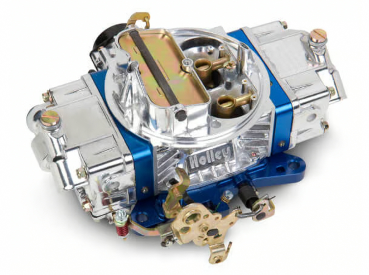 Holley® #0-76750BL Ultra Double Pumper Carburetor (750 CFM - 4150 - Mechanical Secondaries - Shiny - Gasoline)