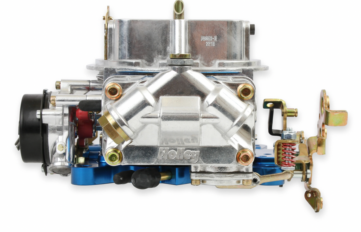 Holley® #0-76750BL Ultra Double Pumper Carburetor (750 CFM - 4150 - Mechanical Secondaries - Shiny - Gasoline)