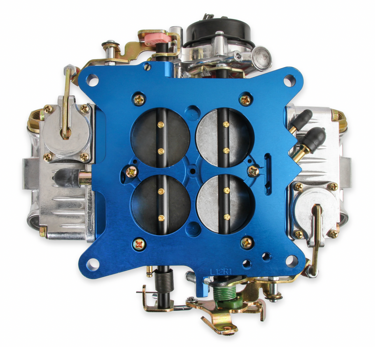 Holley® #0-76750BL Ultra Double Pumper Carburetor (750 CFM - 4150 - Mechanical Secondaries - Shiny - Gasoline)