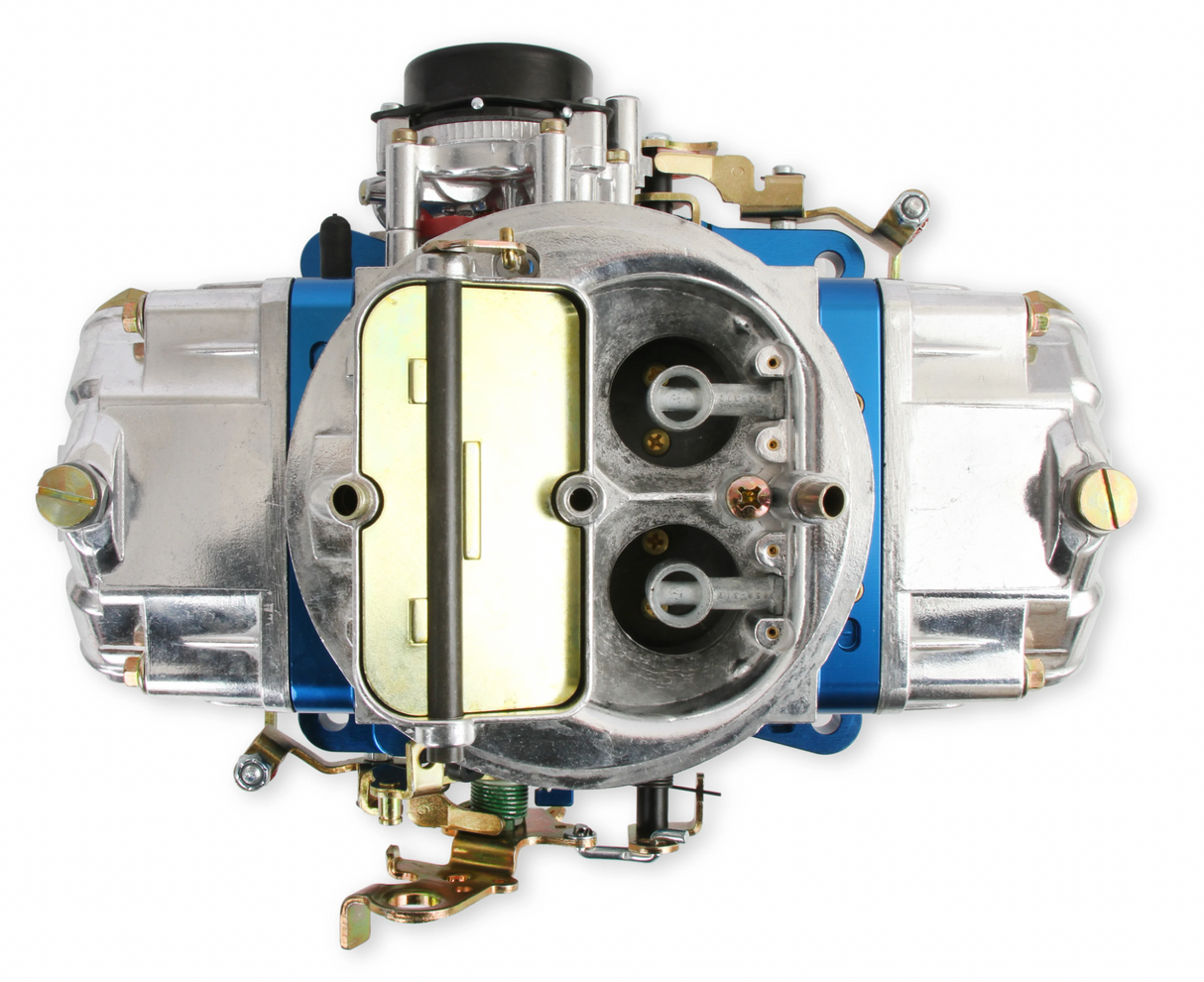 Holley® #0-76750BL Ultra Double Pumper Carburetor (750 CFM - 4150 - Mechanical Secondaries - Shiny - Gasoline)