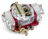 Holley® # 0-76750RD Ultra Double Pumper Carburetor (750 CFM - 4150 - Mechanical Secondaries - Shiny - Gasoline)