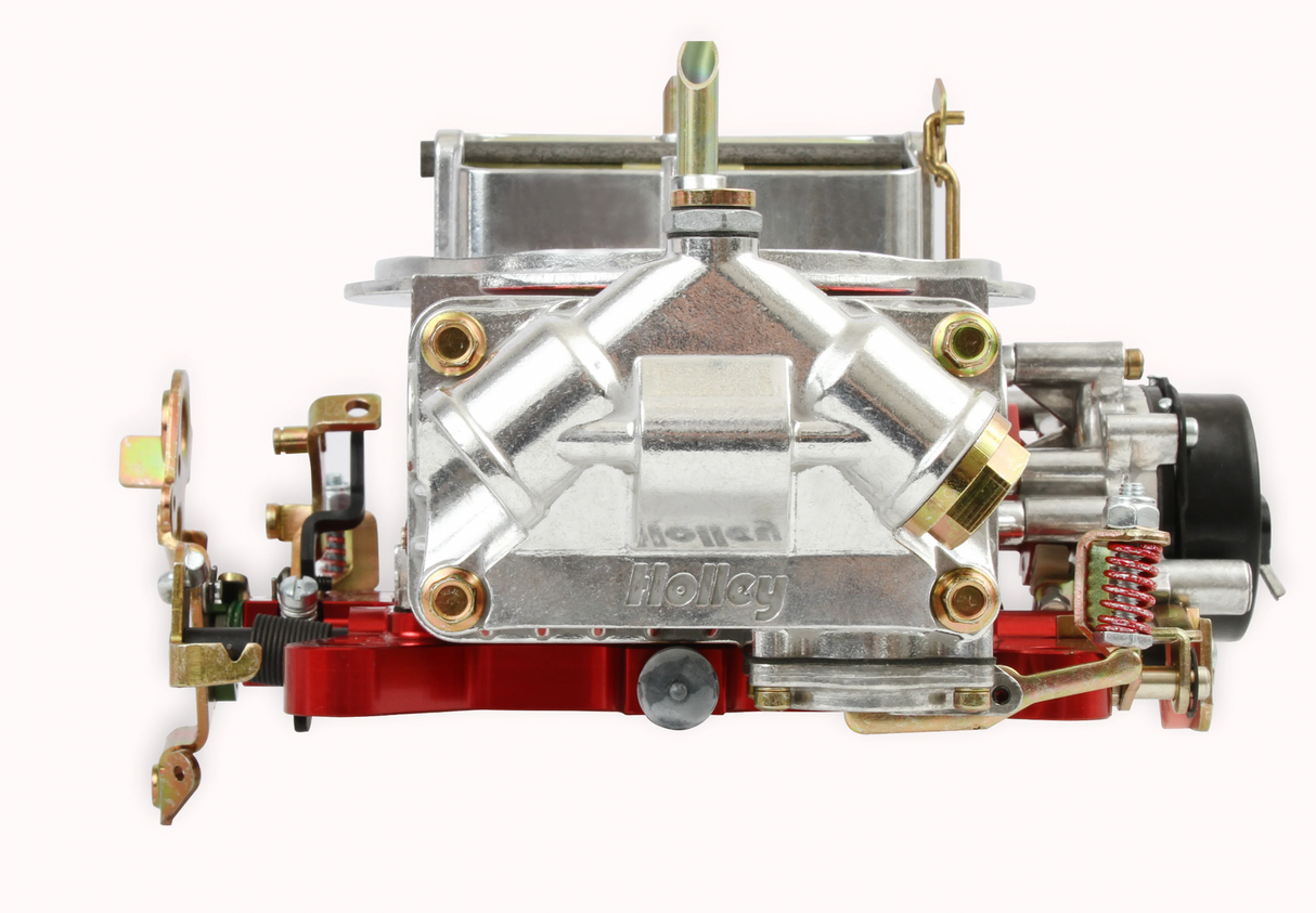 Holley® # 0-76750RD Ultra Double Pumper Carburetor (750 CFM - 4150 - Mechanical Secondaries - Shiny - Gasoline)
