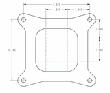 Holley® # 0-76750RD Ultra Double Pumper Carburetor (750 CFM - 4150 - Mechanical Secondaries - Shiny - Gasoline)