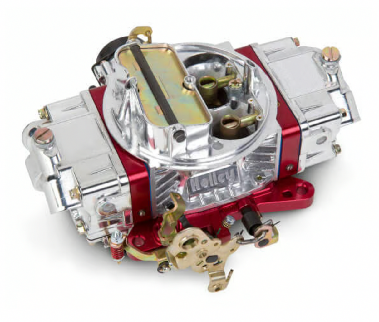Holley® #0-76850RD Ultra Double Pumper Carburetor (850 CFM - 4150 - Mechanical Secondaries - Shiny - Gasoline)